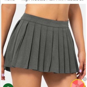 Halara pleated mini skort